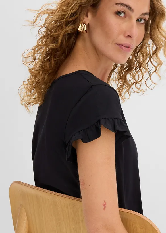T-shirt in puro cotone, bonprix