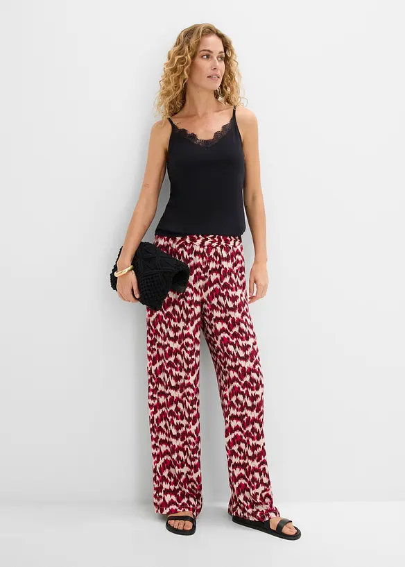 Top con pizzo (pacco da 2), bonprix