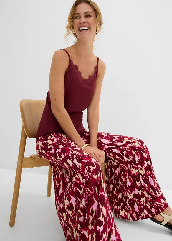 Top con pizzo (pacco da 2), bonprix