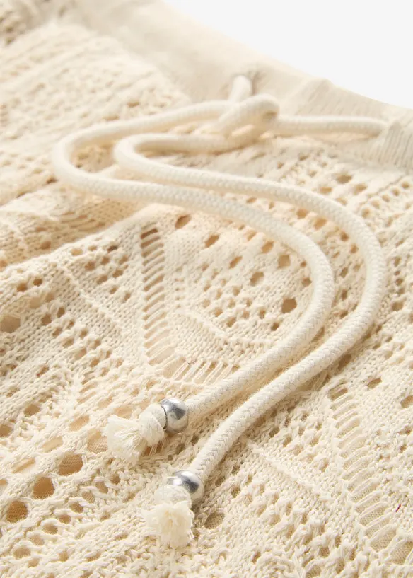 Shorts traforati in misto cotone, bonprix