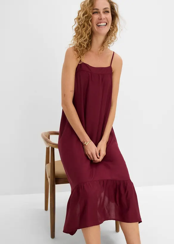 Abito midi in viscosa fluida, bonprix