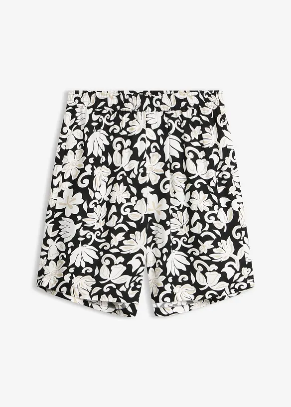 Bermuda in viscosa fluida con vita comoda, bonprix