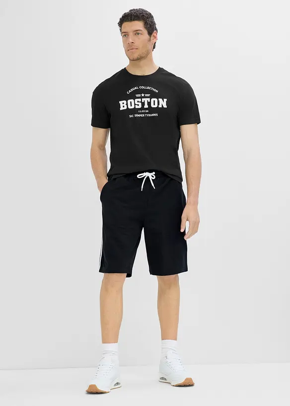 Bermuda in felpa loose fit (pacco da 2), bonprix