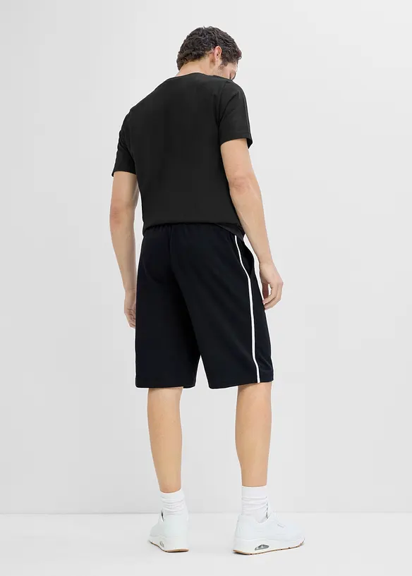 Bermuda in felpa loose fit (pacco da 2), bonprix