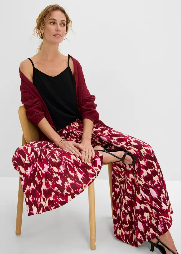 Top con spalline sottili in misto lyocell fluido, bonprix