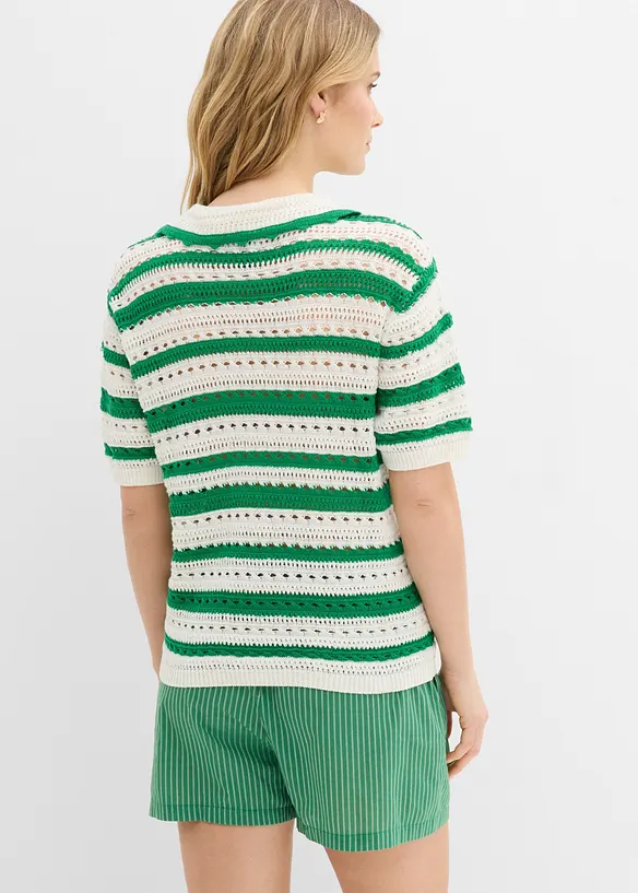 T-shirt in maglia oversize, bonprix