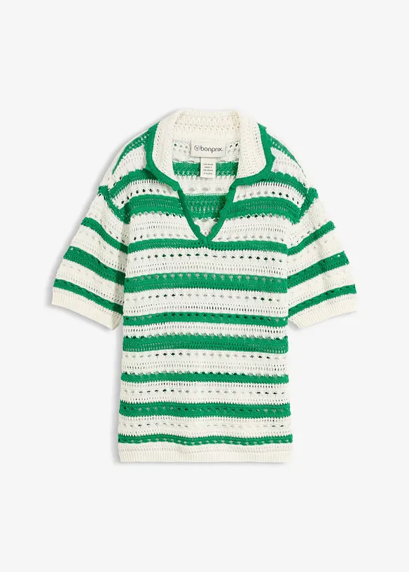 T-shirt in maglia oversize, bonprix