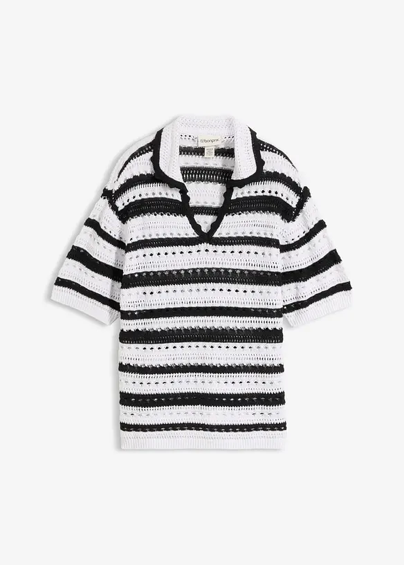 T-shirt in maglia oversize, bonprix