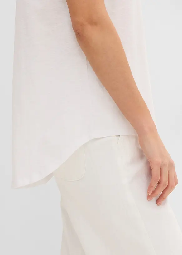 Maglia lunga in puro cotone biologico, bonprix