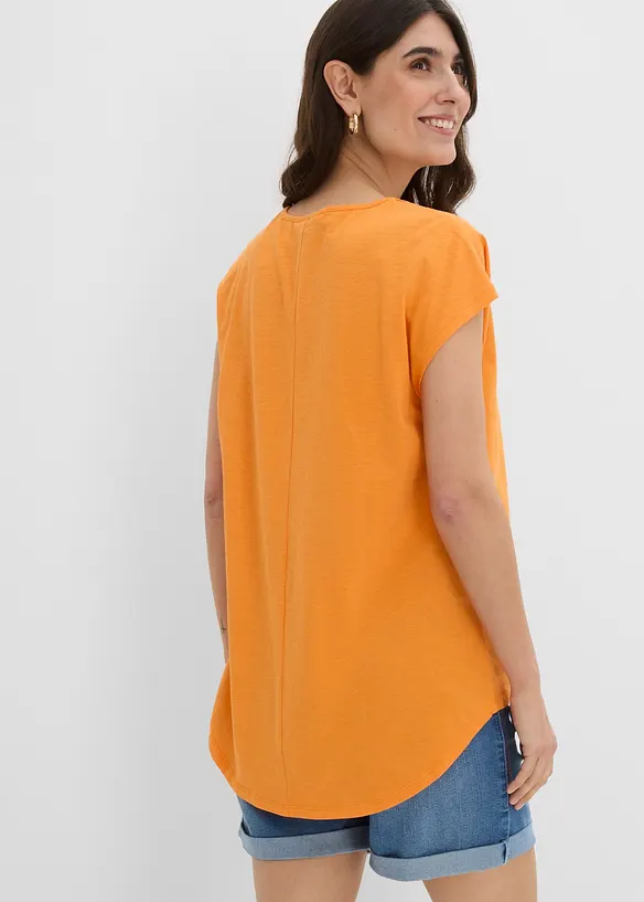 Maglia lunga in puro cotone biologico, bonprix