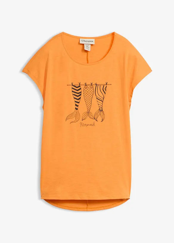 Maglia lunga in puro cotone biologico, bonprix