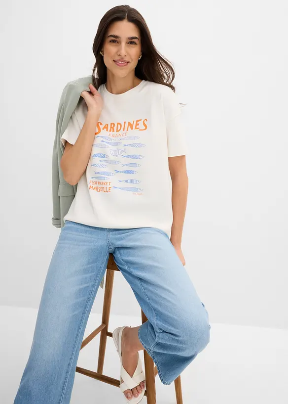T-shirt in cotone biologico pesante, bonprix