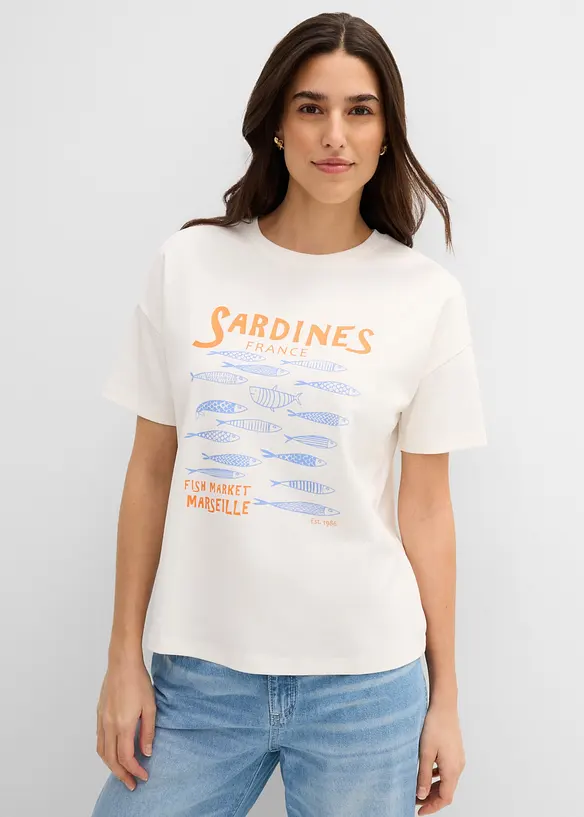 T-shirt in cotone biologico pesante, bonprix