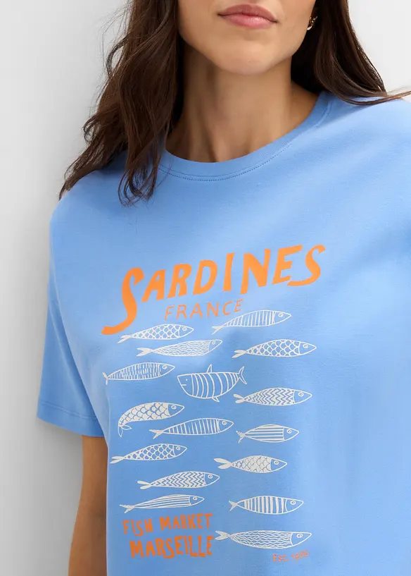 T-shirt in cotone biologico pesante, bonprix