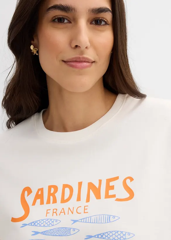 T-shirt in cotone biologico pesante, bonprix