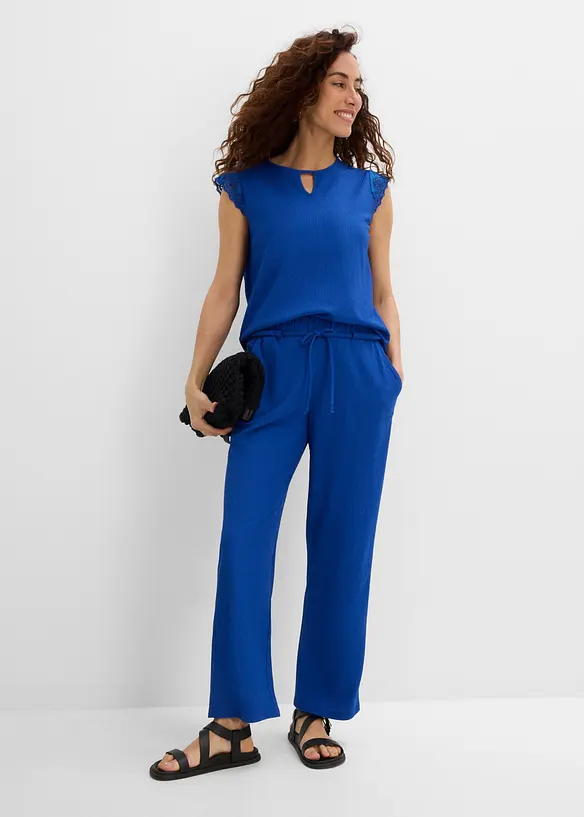 Pantaloni con elastico in vita, bonprix