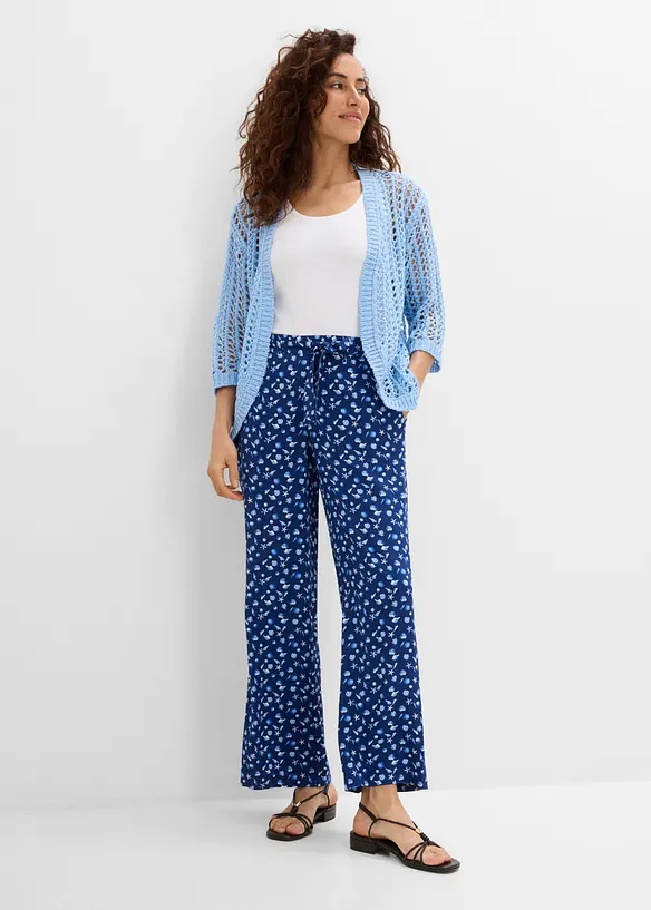 Cardigan traforato con paillettes, bonprix