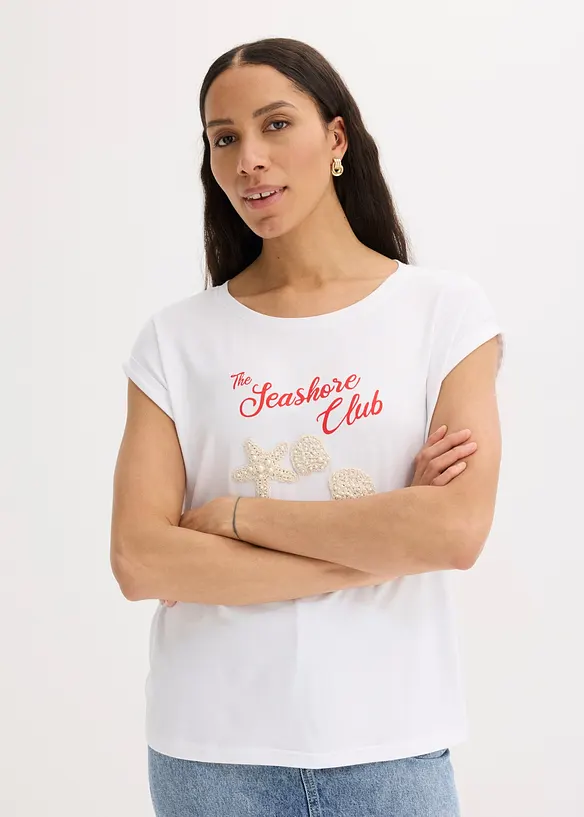 T-shirt in viscosa morbida, bonprix