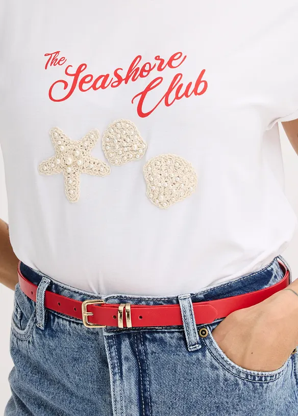 T-shirt in viscosa morbida, bonprix