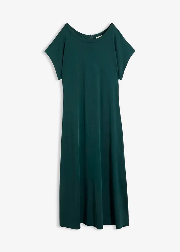 Abito midi in misto viscosa morbido, bonprix