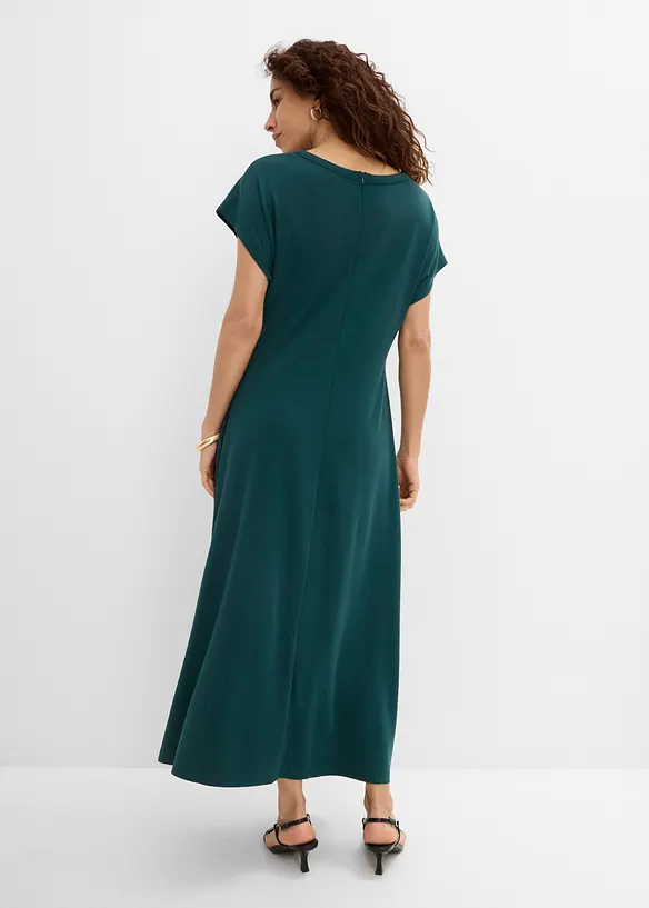 Abito midi in misto viscosa morbido, bonprix