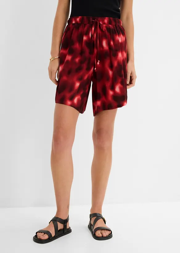 Shorts con elastico in vita in viscosa operata, bonprix