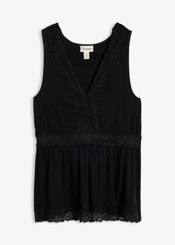 Top con pizzo, bonprix