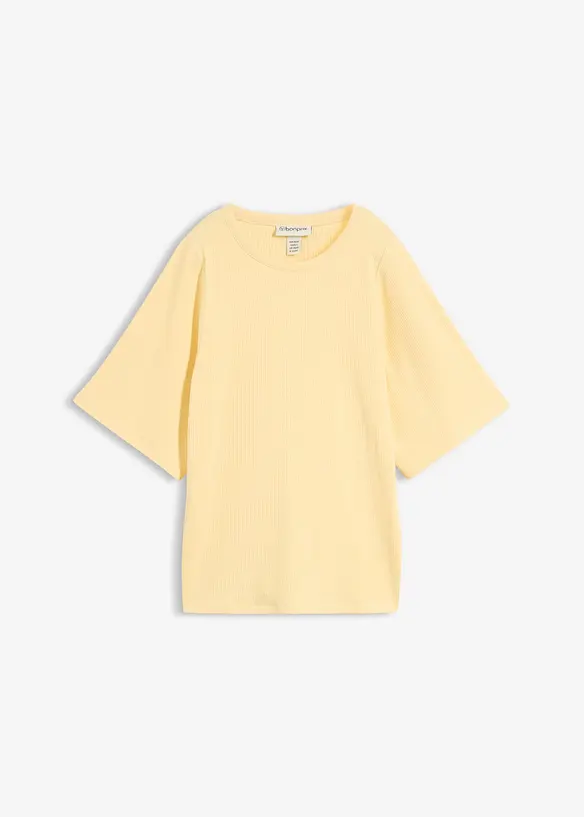 Maglia a costine in misto viscosa, bonprix