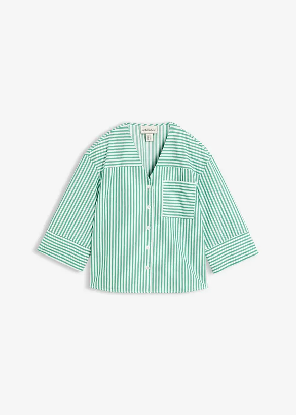 Camicetta a righe in puro cotone, bonprix