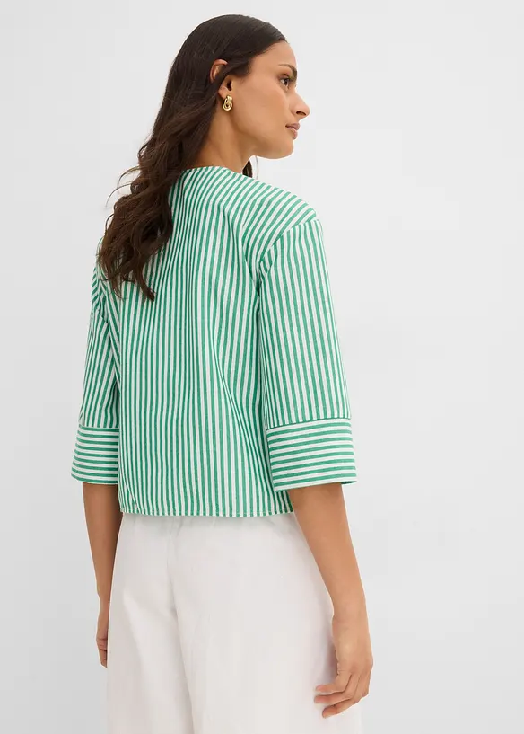 Camicetta a righe in puro cotone, bonprix