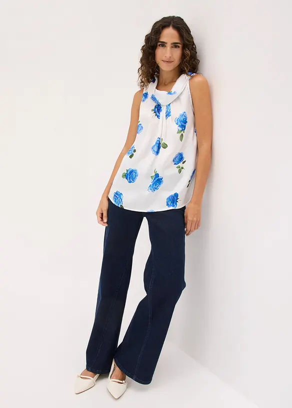 Top in satin fluido, bonprix