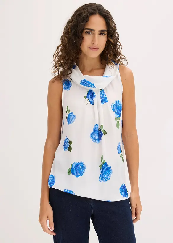 Top in satin fluido, bonprix
