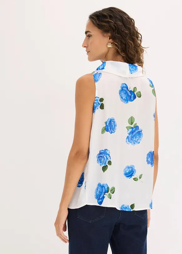 Top in satin fluido, bonprix