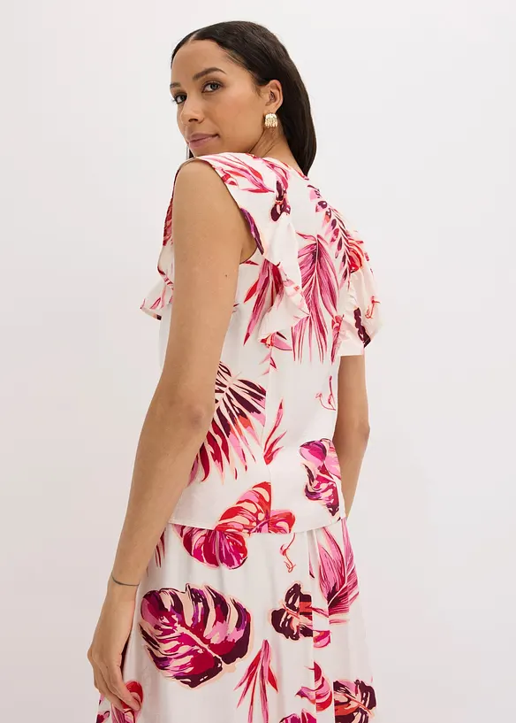 Blusa in misto viscosa fluido, bonprix