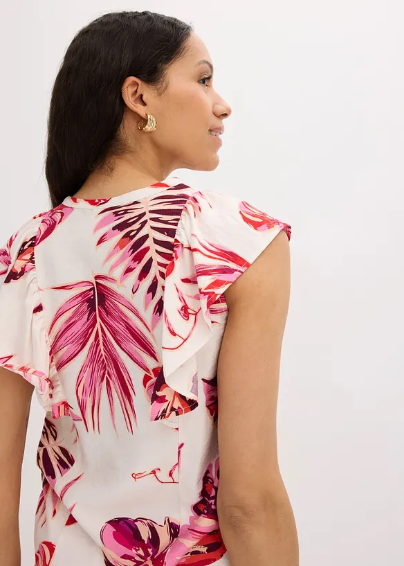 Blusa in misto viscosa fluido, bonprix