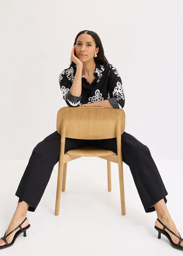 Blusa in viscosa fluida, bonprix
