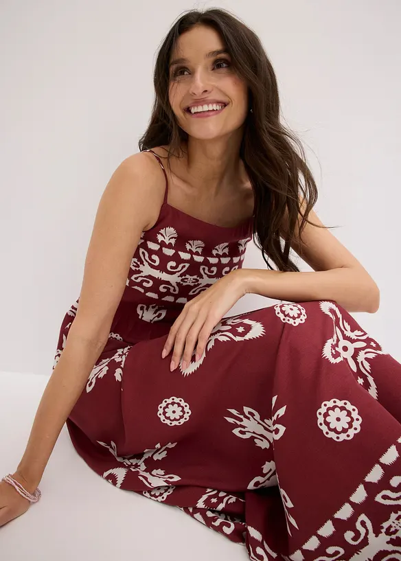 Abito con spalline in viscosa fluida, bonprix