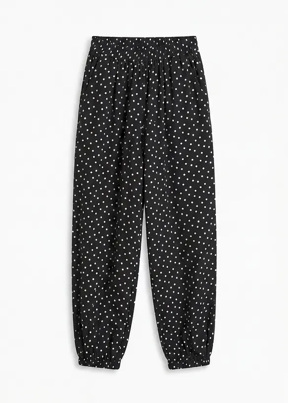 Pantaloni a palloncino in viscosa fluida, bonprix