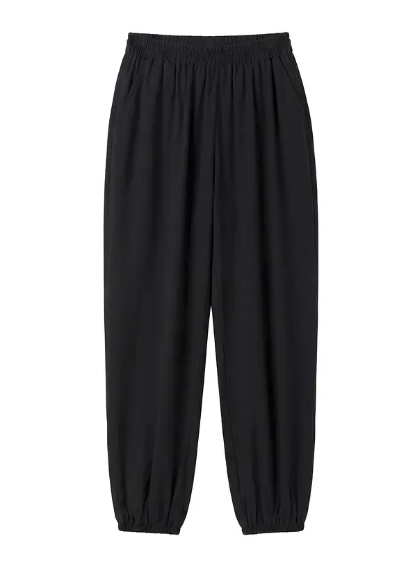 Pantaloni a palloncino in viscosa fluida, bonprix