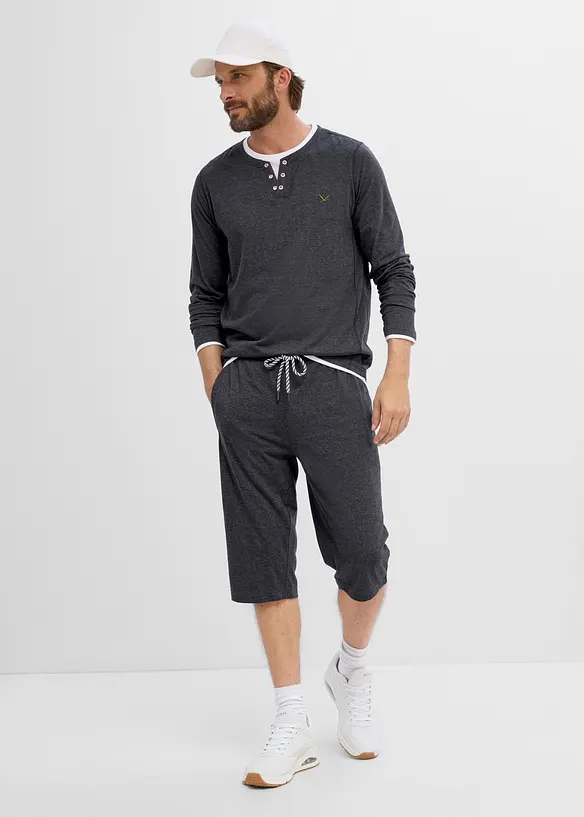 Bermuda lunghi in jersey di puro cotone biologico (pacco da 2), bonprix