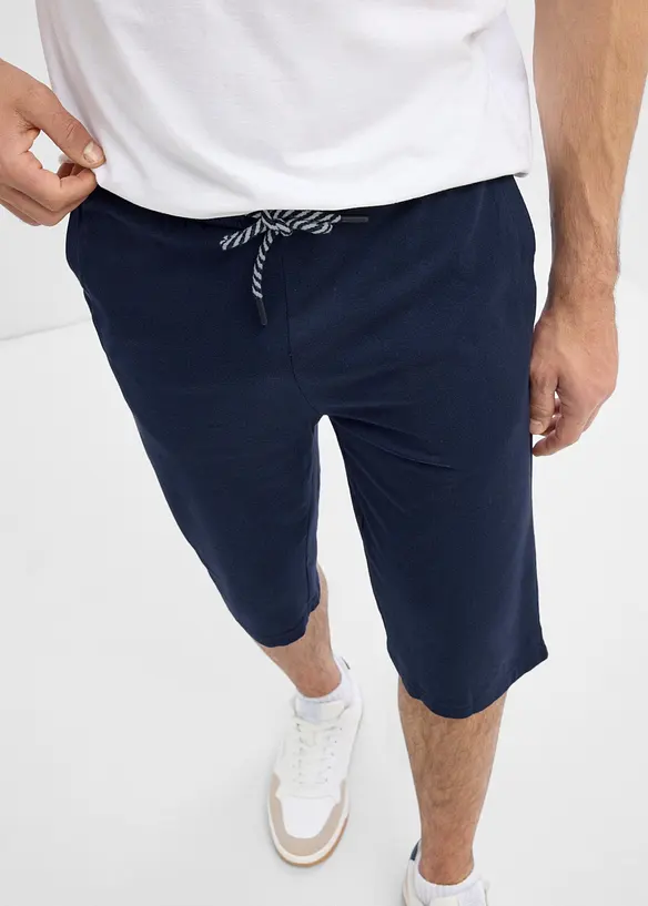 Bermuda lunghi in jersey di puro cotone biologico (pacco da 2), bonprix