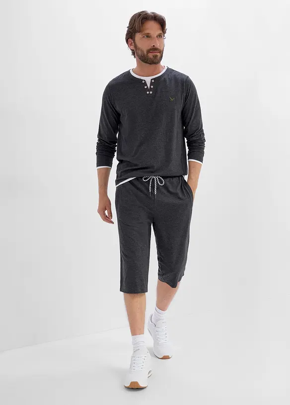 Bermuda lunghi in jersey di puro cotone biologico (pacco da 2), bonprix
