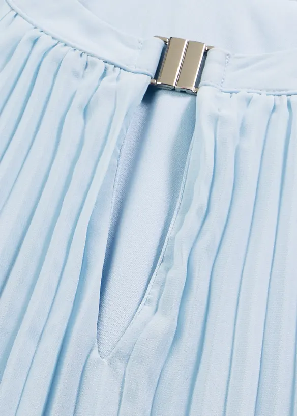 Miniabito plissettato in chiffon fine, bonprix