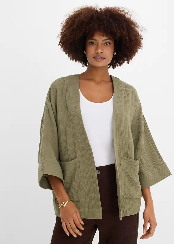 Kimono in mussola leggera, bonprix