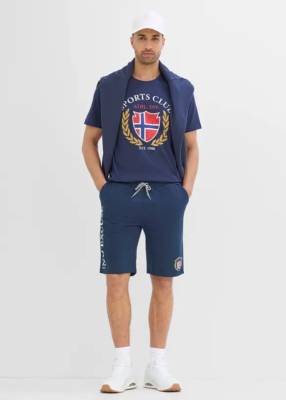 Shorts in felpa di puro cotone biologico, bonprix