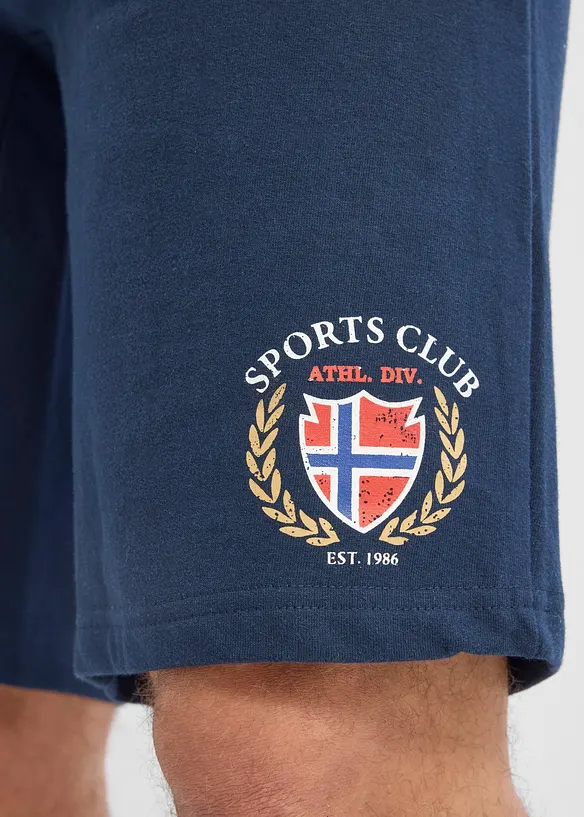 Shorts in felpa di puro cotone biologico, bonprix