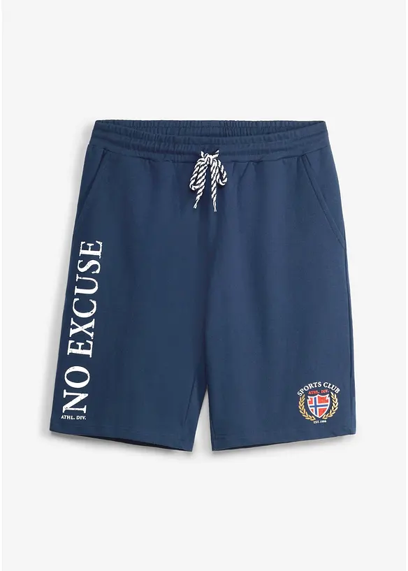 Shorts in felpa di puro cotone biologico, bonprix