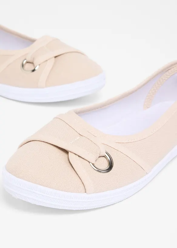 Ballerine in tela di cotone, bonprix