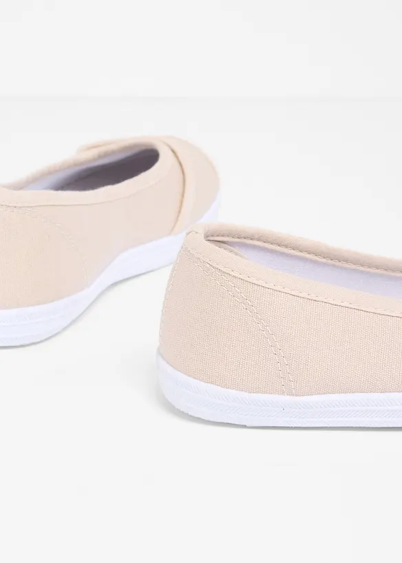 Ballerine in tela di cotone, bonprix