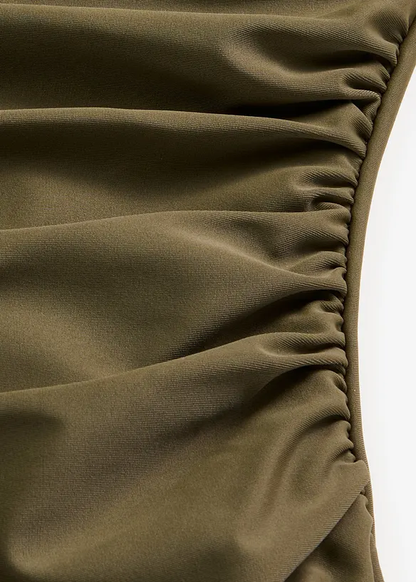 Costume intero con effetto modellante medio e spalline larghe, bonprix